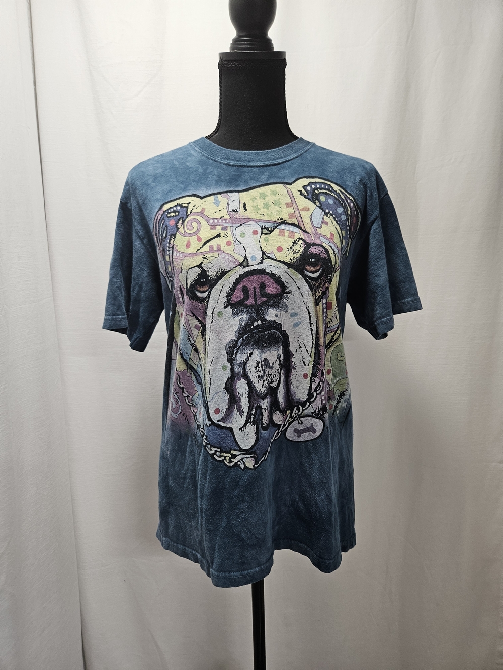 The Mountain English Bulldog Graphic Tie Dye T-Shirt